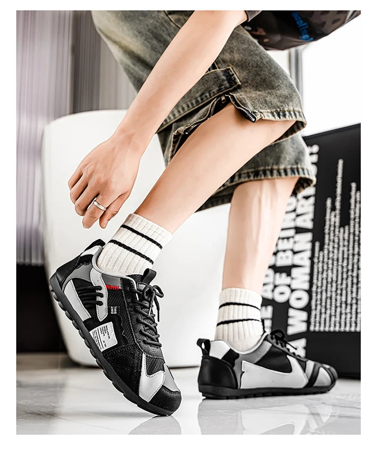 Men's Breathable Casual Sneakers Luxury Trainer Fashion Loafers Comfortable Running Shoes for Male