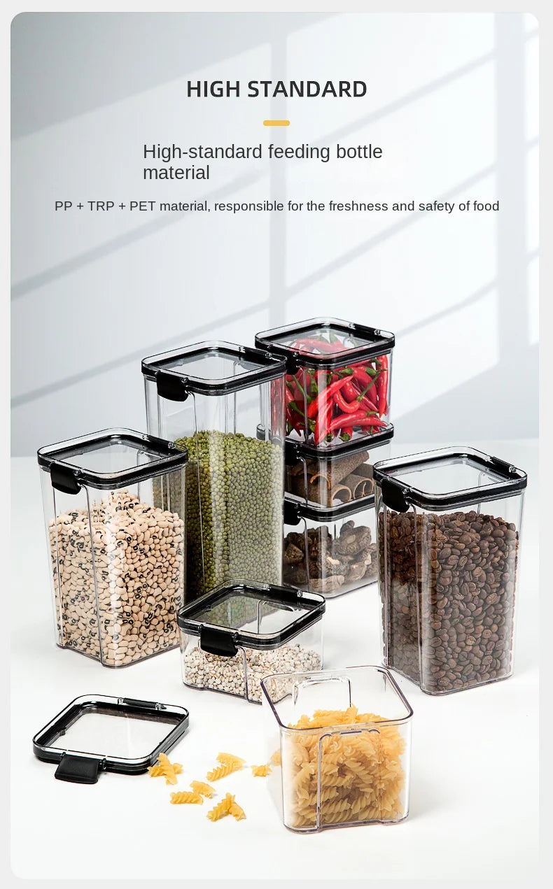 Set de Frascos Herméticos para Cocina - Organizador de Alimentos