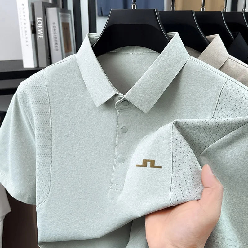 Polo Deportivo Hombre Manga Corta | Estampado Verano - Fresco y Versátil
