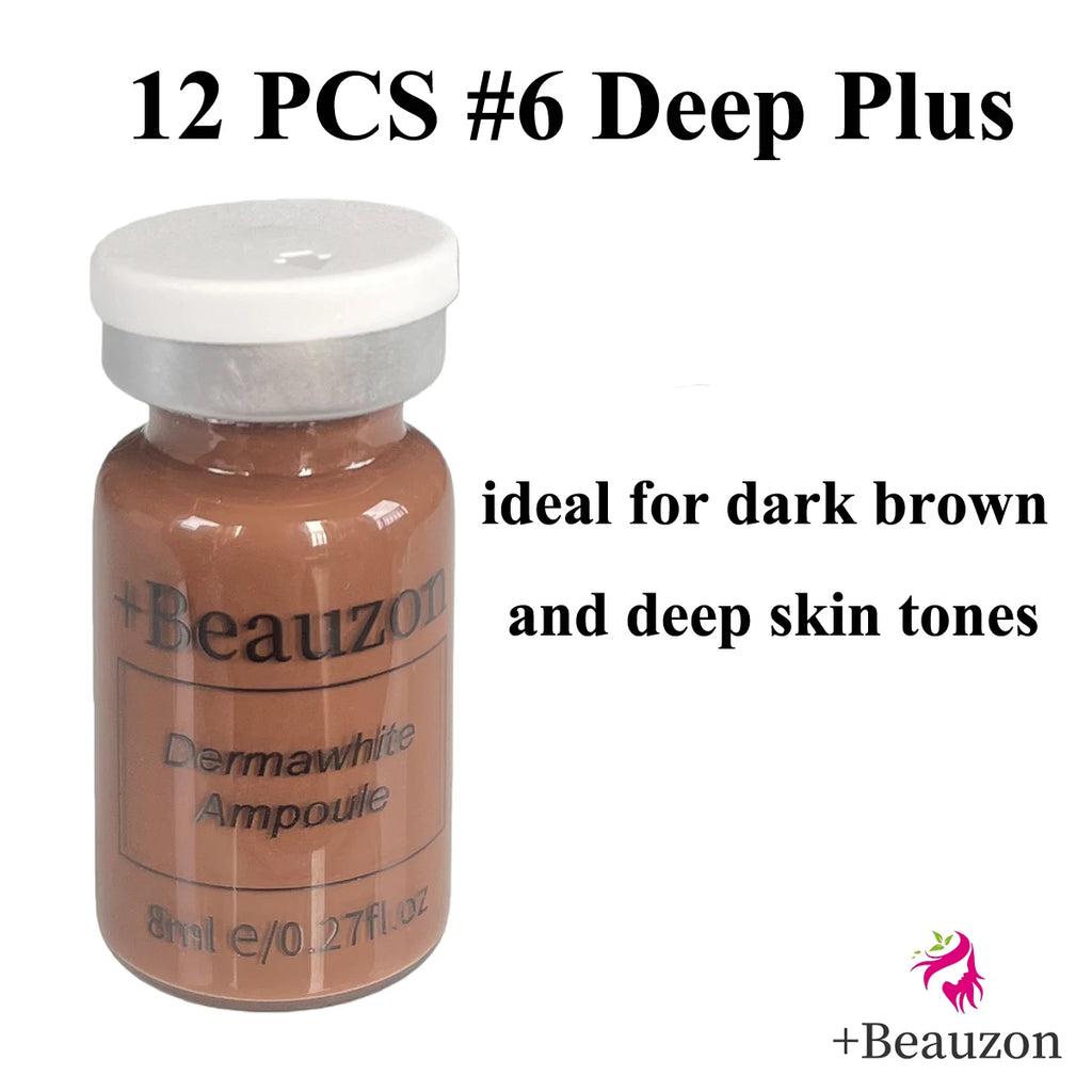 8ml BB Cream Hyaluronic Acid Facial Glow Serum Ampoule Essence Peptide Moisturizing Foundation Skin Rejuvenation Care Beauzon