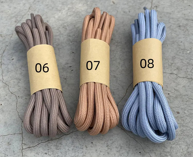 Traditional Shoelaces for Yee 350/700/Slides Sneakers, Round Laces Women Men 18 Color Options (Red/Off-White)
