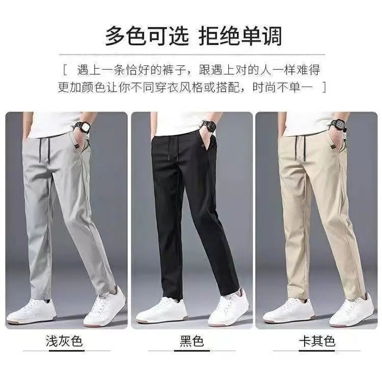 Pantalón Hombre Verano - Recto y Liviano Estilo Coreano