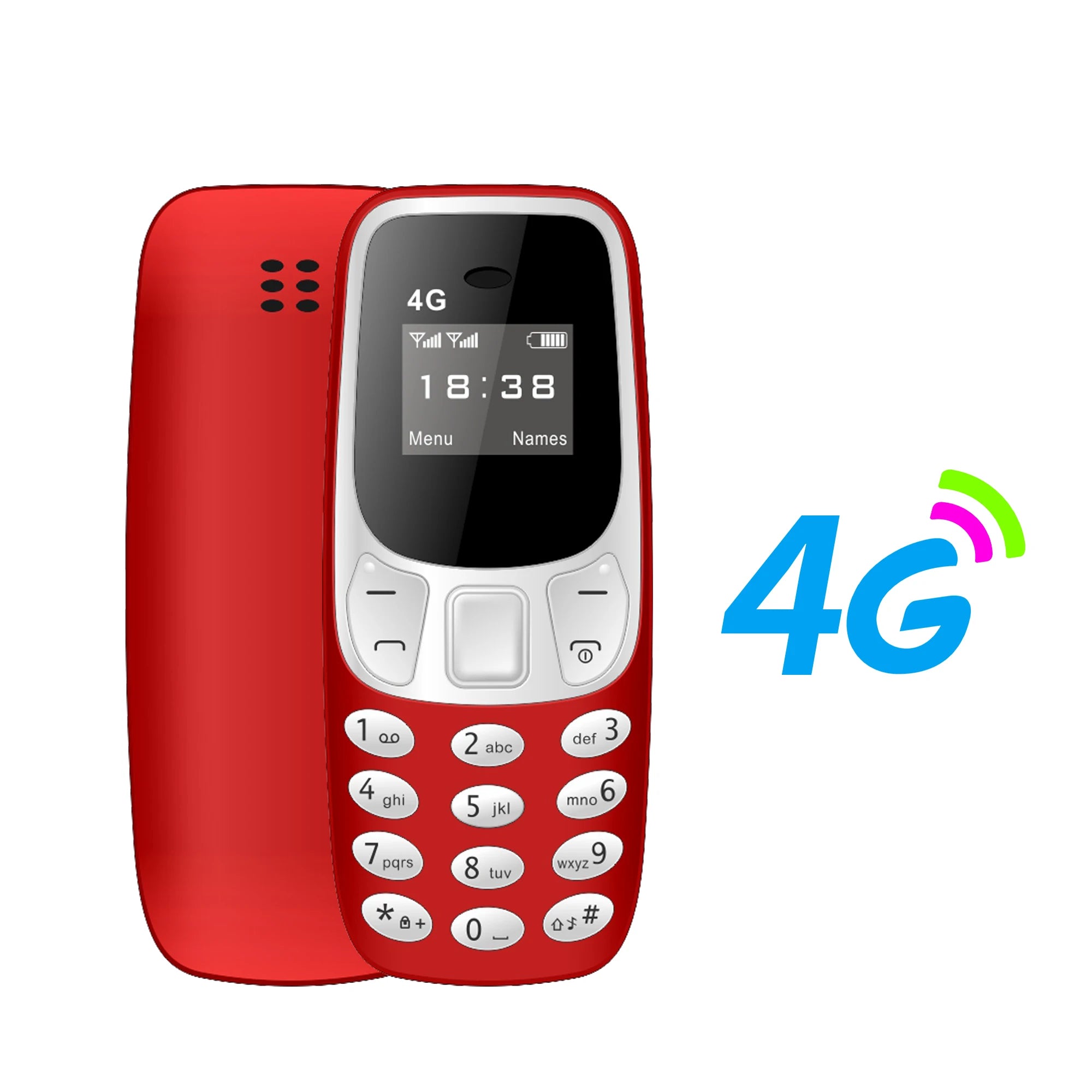 SERVO BM10 LTE 4G Mini Mobile Phone Dual SIM Standby Call Recording Speed Dial Blacklist Alarm Clock Small Feature Backup Phones