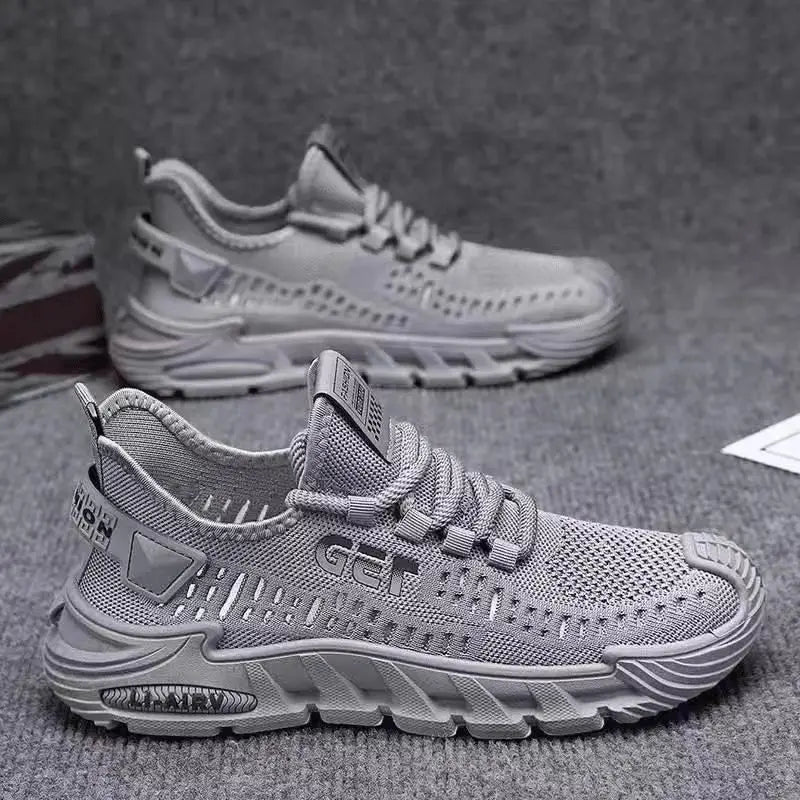 New Men's Sneakers Thick Sole Comfortable Casual Shoes Lightweight Breathable Fashion Running Shoes Luxury Male Tenis Masculino