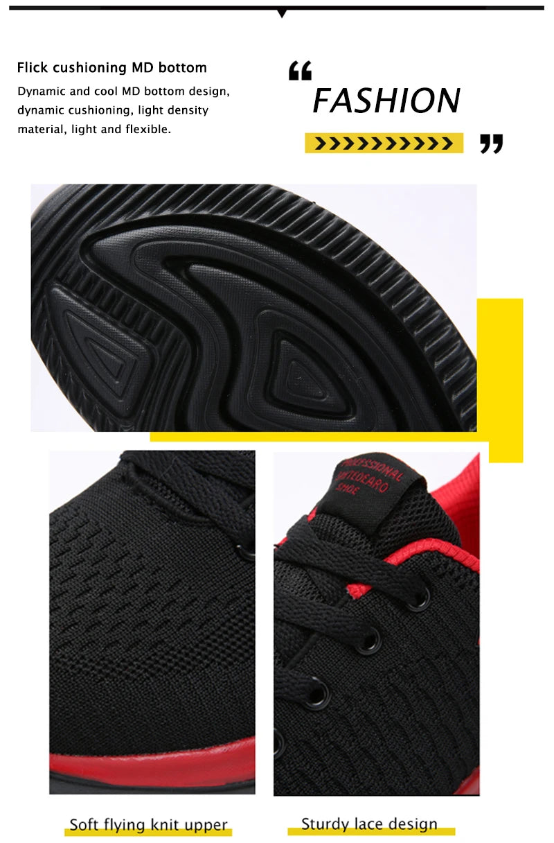 Zapatillas Tejidas Unisex - Running y Gym Transpirables