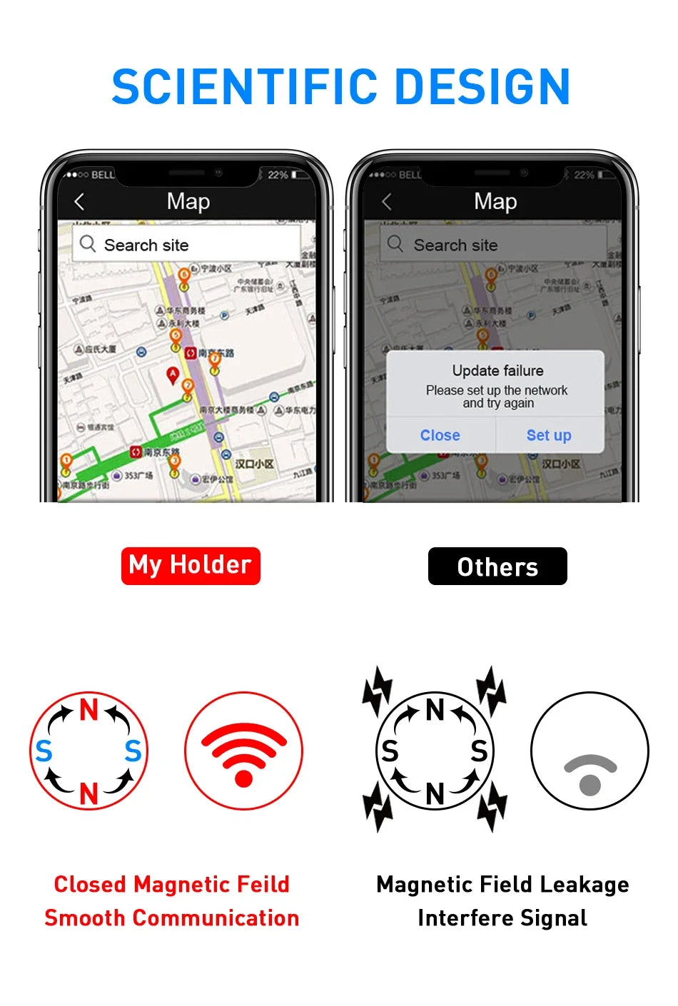 Magnetic Car Phone Holder Stand Mobile Cell Air Vent Magnet Mount GPS Support in Car For iPhone 15 14 13 X Xiaomi Samsung Huawei