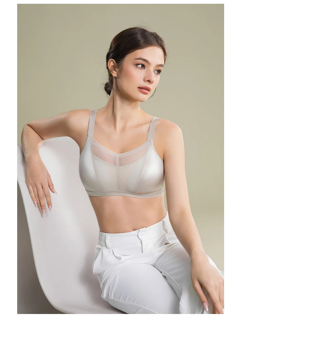 LERVANLA Mastectomy Silicone Boobs Form Underwear 2-In-1 Post-Surgery Bra With Fake Breast For Chest Prosthesis Enhancement