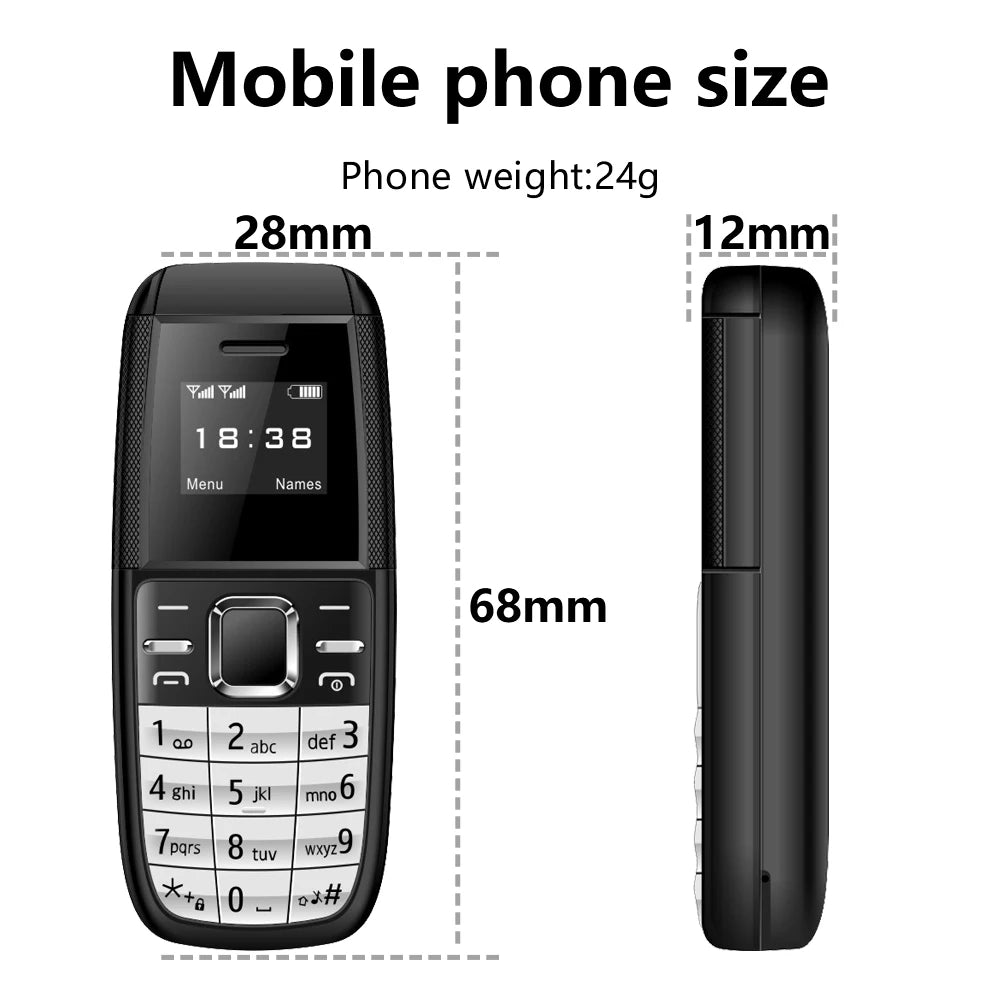 SERVO BM200 Button Mini Mobile Phone 2G GSM 2 SIM Standby Bluetooth Dialing Magic Voice Smallest Backup Cellphones Blacklist