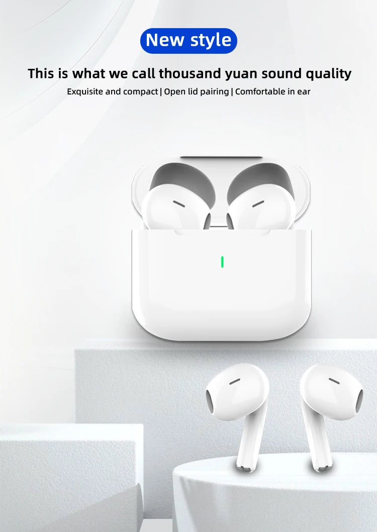 UEESFIT A6 TWS Bluetooth Earphone ENC Mini Wireless Earbuds Noise Cancelling Sport Headsets Gaming Headphone For Smartphone