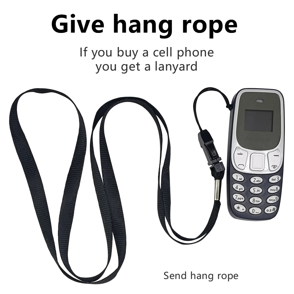 SERVO BM10 Mini Feature Phone Dual SIM Dual Standby Voice Dialing Low Radiation Mp3 Player With Earhook Pocket Cellular Phone