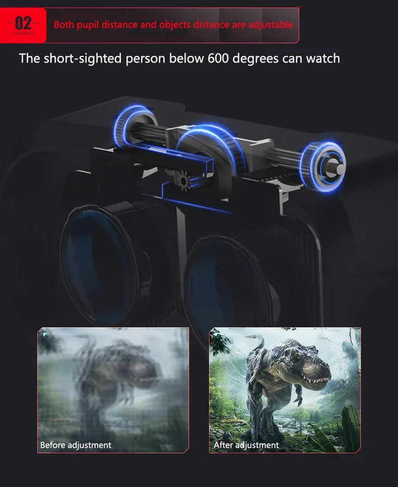 Shinecon Viar 3D VR Glasses Virtual Reality Device Helmet Lenses Headset Goggle Smart For Smartphone Cell Phone Mobile Realidade