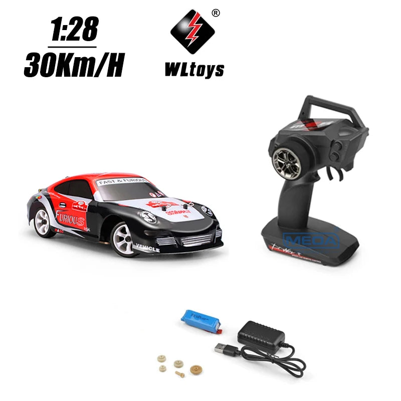 30KM/H RC Wltoys 1:28 RTR RC Car 2.4G 4WD 4 Channels Drift Car Racing Car K969/K989 For Selection Remote Control Car