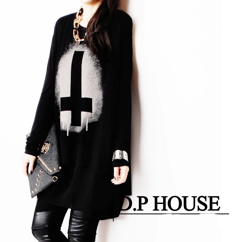 New Spring Autumn and Summer Long Sleeve Fashion Chiffon Plus Size XXXL Loose Irregular Women's Clothings  Female Blouses