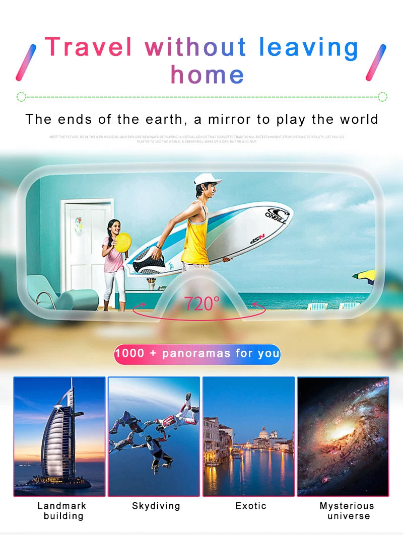 Virtual Reality 3D VR Glasses Smartphone Headset Goggles Helmet Viar Smart Phone Controller Cell Mobile Lenses Device Video Game