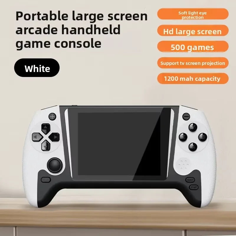 New SF3500 Retro Handheld Video Game Console Linux System 5.0 Inch 854*480 IPS Screen 3000mAh Portable Pocket Video Player Games