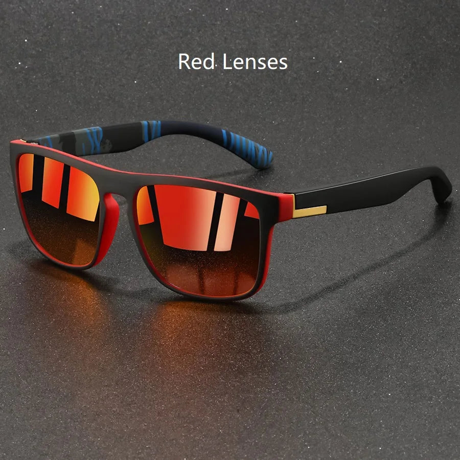 Lentes de Sol Vintage Cuadrados – Unisex Pesca Manejo Antirreflejo