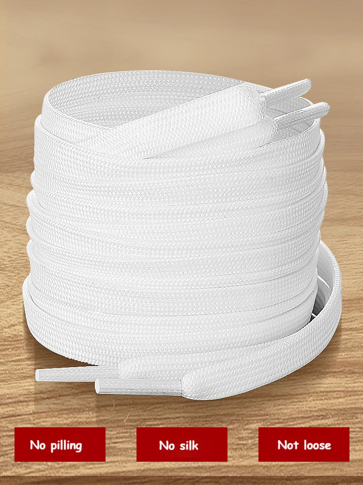 White Black Flat Shoelaces for Sneakers laces Shoe Strings Classic Shoe laces 70/90/100/120/140/160CM High-quality Shoelace