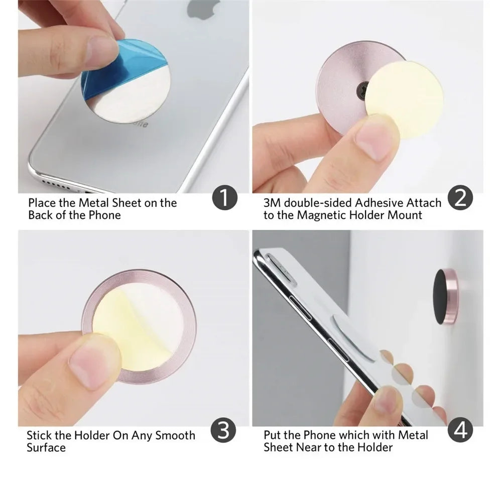 Magnetic Car Phone Holder Universal Car Phone Stand for iPhone Xiaomi Huawei Samsung Dashboard Wall Mounted Car Magnet Sticker