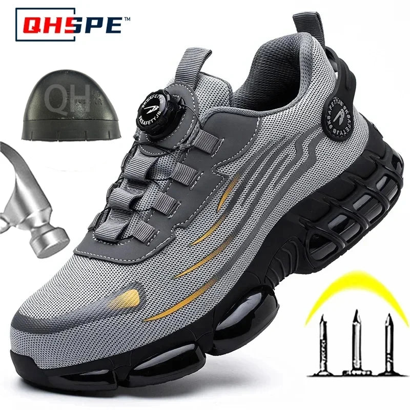 Botas de Seguridad Hombre - Puntera Reforzada Antideslizante