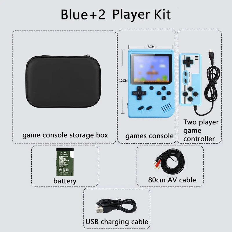 Built-in 500+ Classic Games Children's Handheld Game Players for Gameboy Output Emulator Charging Can Be Connected To The TV