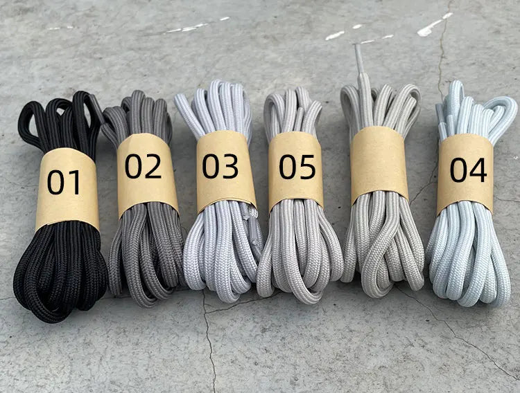 Traditional Shoelaces for Yee 350/700/Slides Sneakers, Round Laces Women Men 18 Color Options (Red/Off-White)