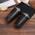 Thermo Cafe Coffee Mug Car Thermos Mug 380/510ML Leak_Proof Travel Thermo Cup for Tea Water Coffee Double Stainless Steel