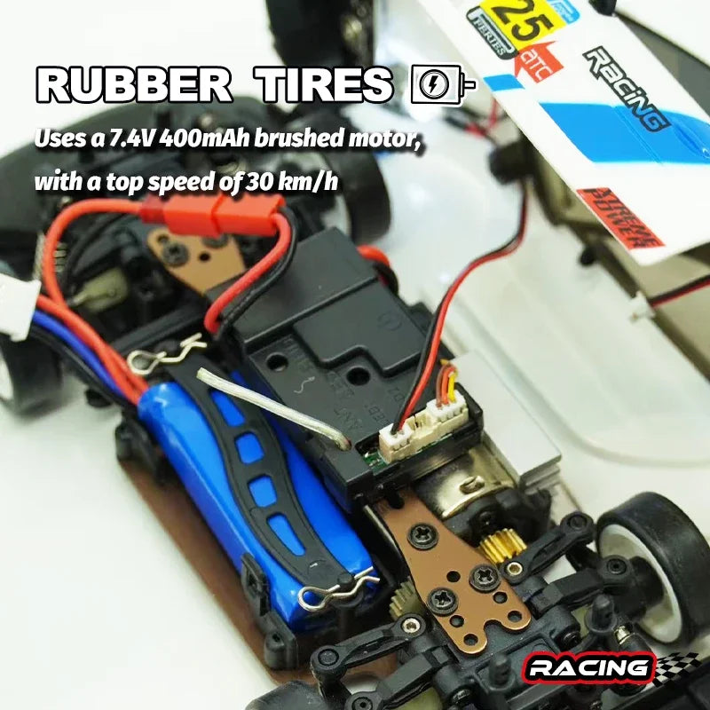 Wltoys RC 1/28 30Km/H 284191 Remote Control High Speed Racing Mosquito 2.4GHz Off-Road RTR Rally Drift Car