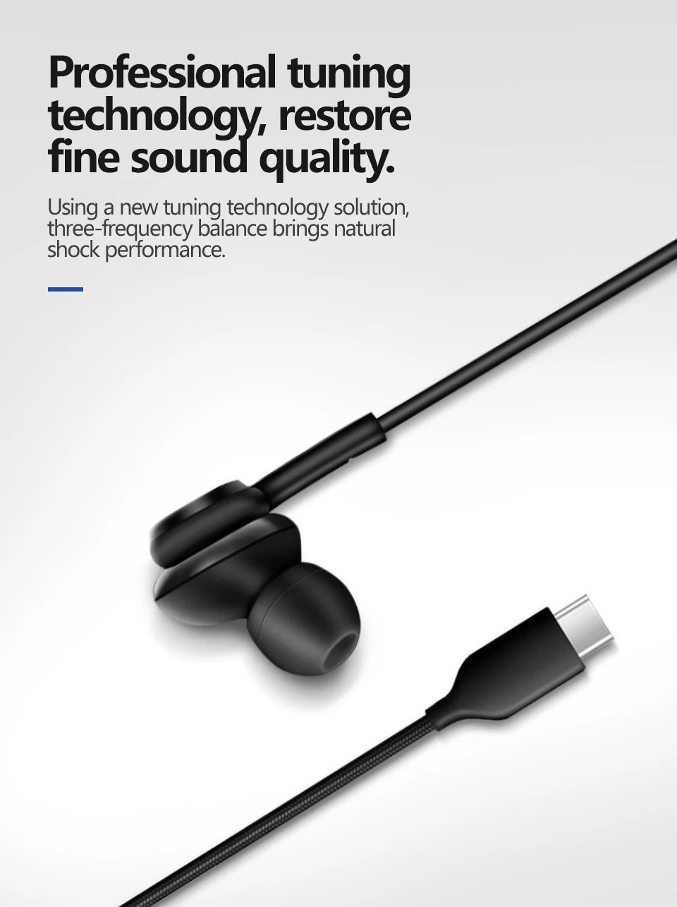 Auriculares USB-C In-Ear HiFi - Compatible Samsung Galaxy