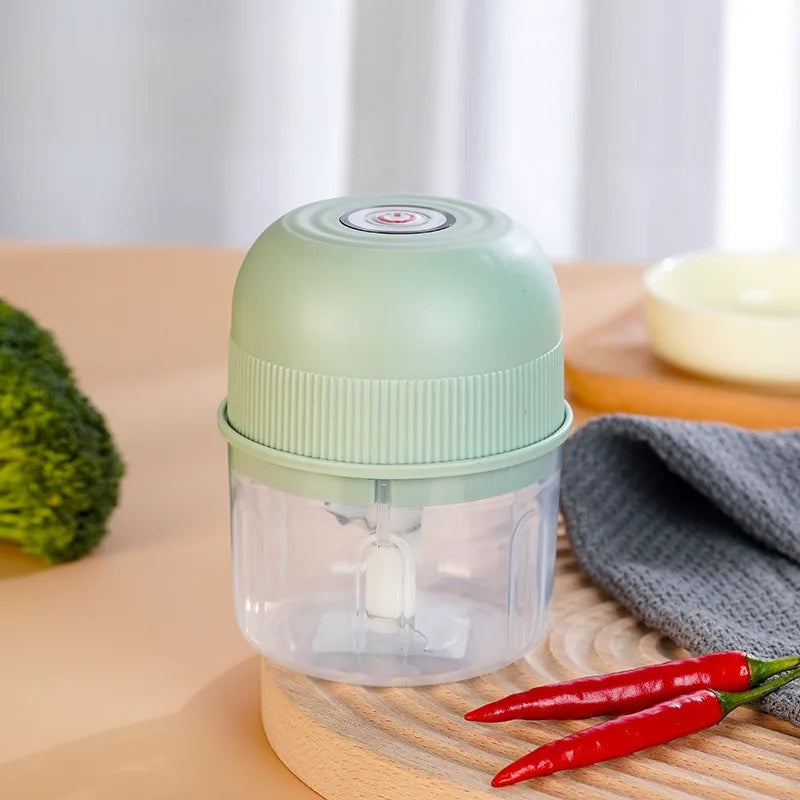 Electric Garlic Masher, Meat Grinder, 260ML Rechargeable Onion, Vegetable, Chili Grinder, Kitchen Blender