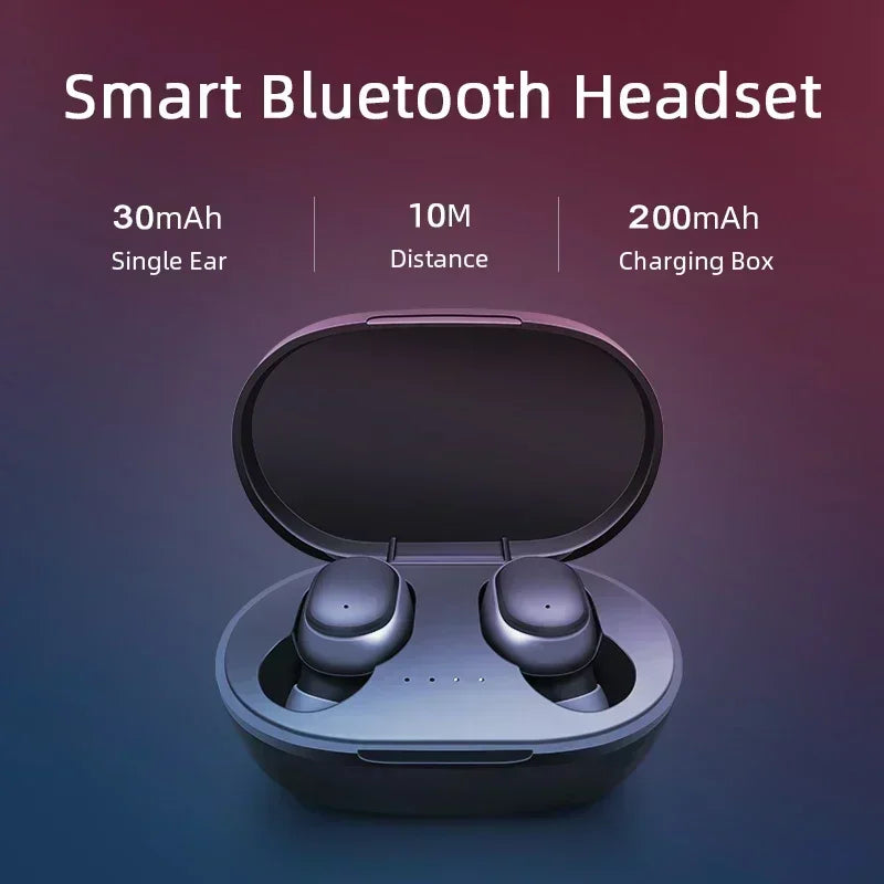 TWS Wireless Bluetooth Headset with Mic Earbuds Noice Cancelling Earphone Bluetooth Headphones For smartphones