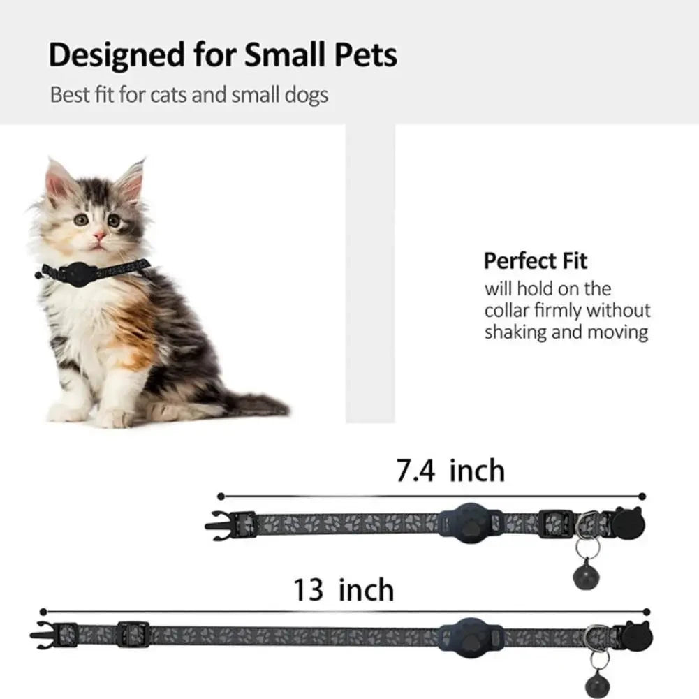 Smart GPS Tracker Collar for Cat Dog Real Time Anti-Lost Waterproof Pet Locator Adjustable Safety Buckle Reflective