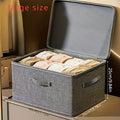 Caja de Almacenamiento Plegable con Tapa - Edredones y Ropa Interior
