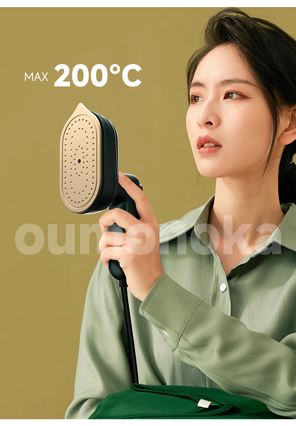 Handheld Garment Steamer Mini Steam Iron Clothes Travel Micro Iron Machine Electric Ironing Clothes Iron Steamer Home Appliance