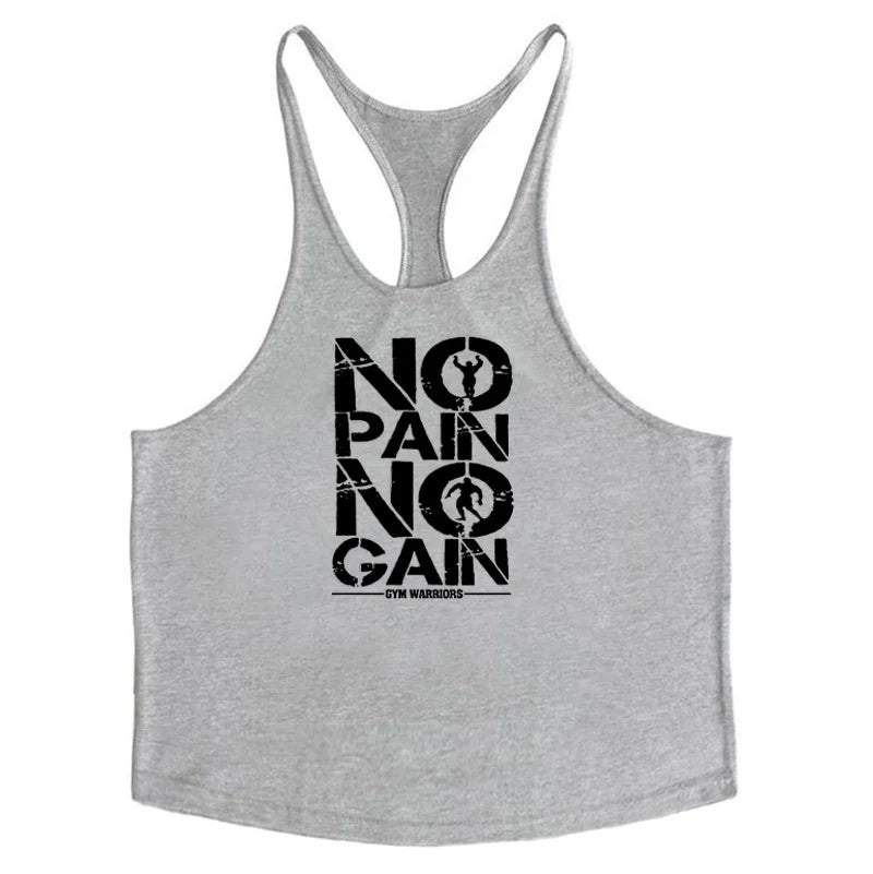 Gyms Workout Sleeveless Shirt Stringer Tank Top Men Bodybuilding Clothing Fitness Mens Sportwear Vests Muscle Singlets