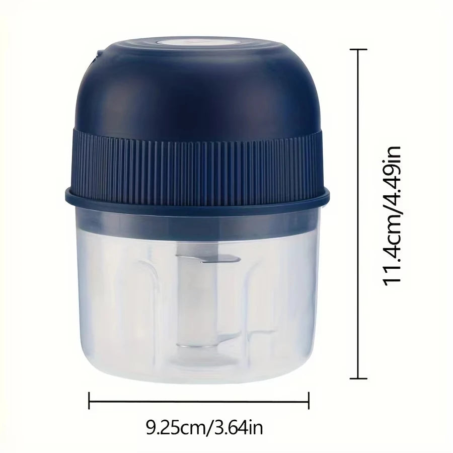 Electric Garlic Masher, Meat Grinder, 260ML Rechargeable Onion, Vegetable, Chili Grinder, Kitchen Blender