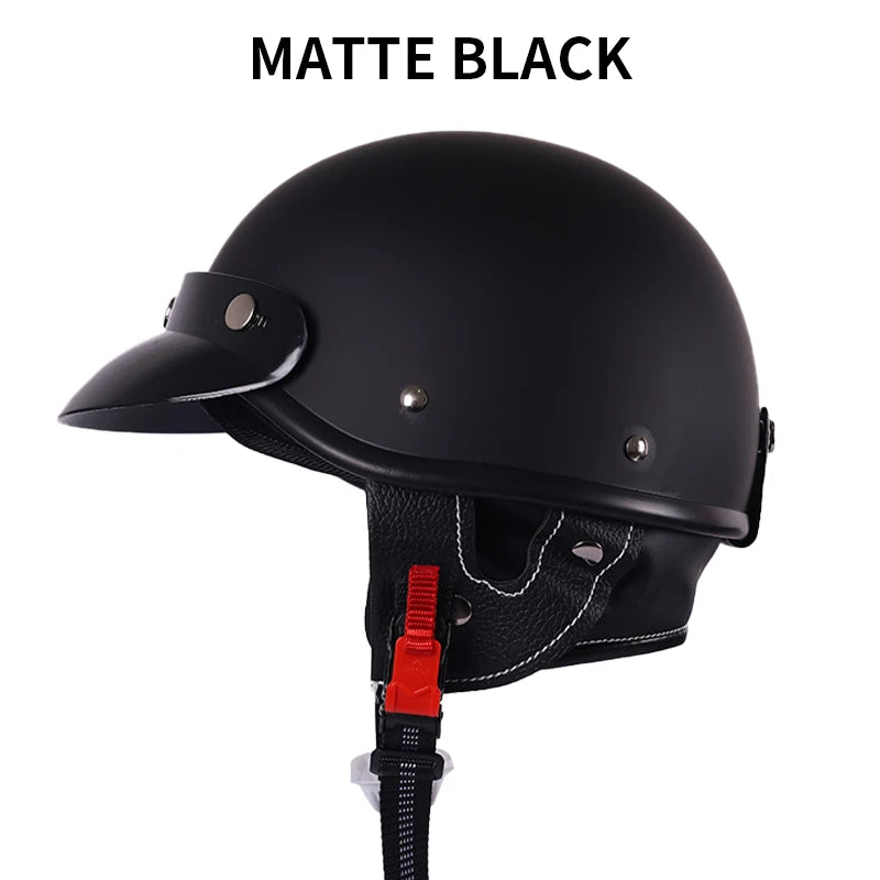 Classic retro couple half helmet, bicycle/electric bicycle/motorcycle helmet half helmet Christmas gift present
