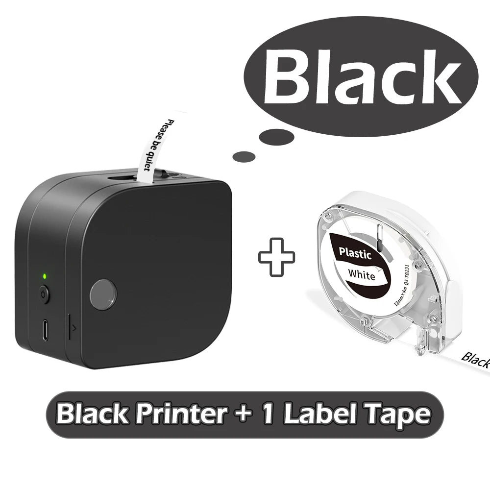 Phomemo P12 Pro - Etiquetadora Bluetooth Recargable con Cinta de Satén 12mm