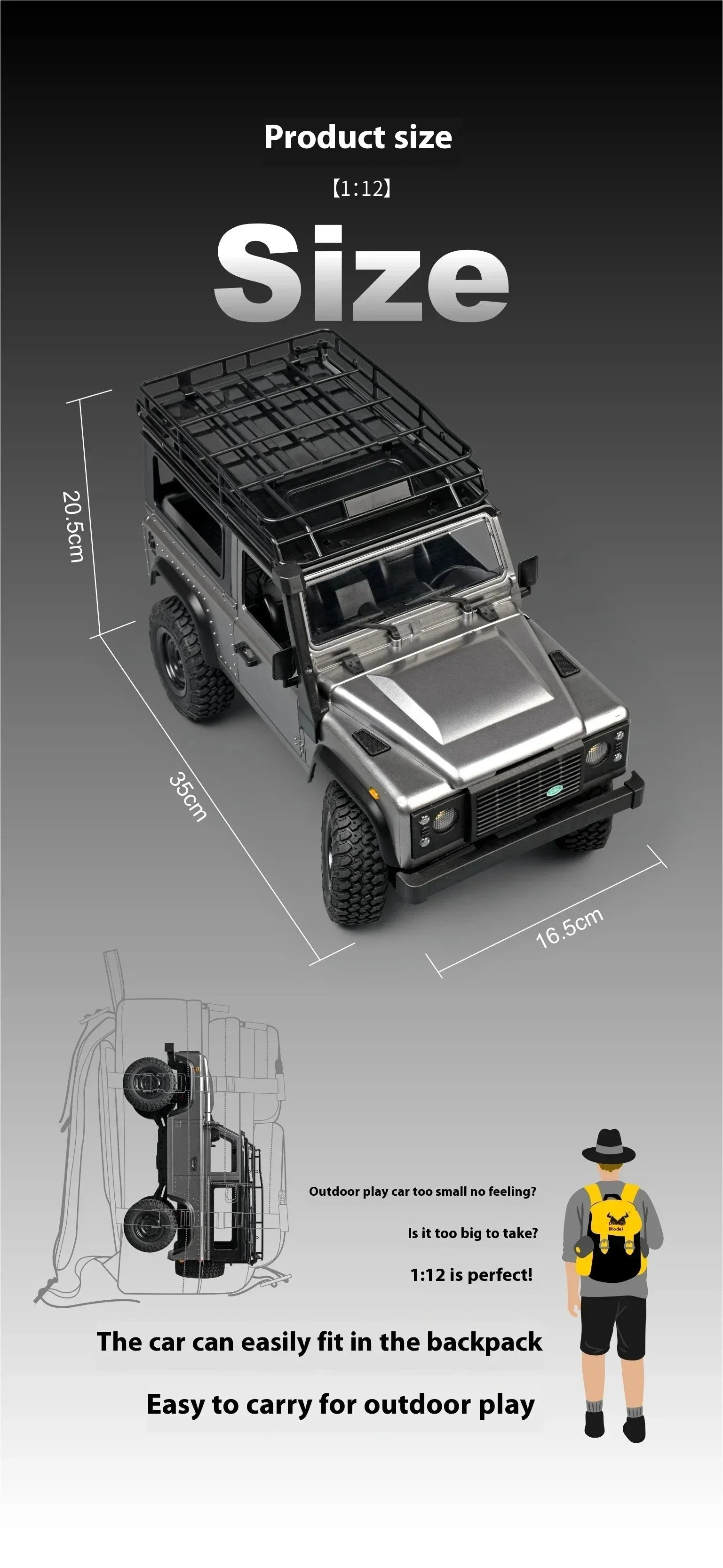 MN98 MN99S 2.4G RC Car 1/12 MN Model RTR Version Rock Crawler Defender 4x4 Off-Road Truck Remote Control Toys For Kid Gift
