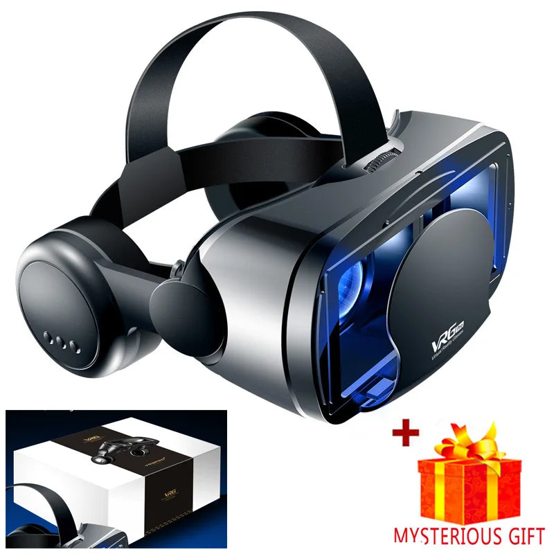 Cell Phone Virtual Reality 3D VR Glasses Helmet Headset Devices Lenses Goggle Smart Smartphone Mobile Realidade Game Viewer Viar