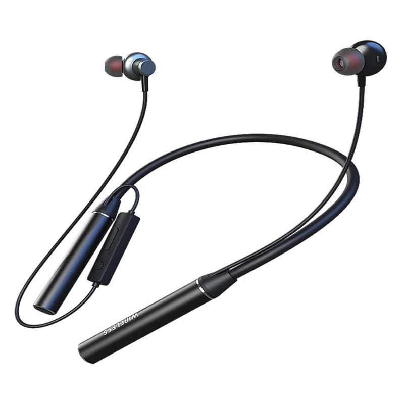 EARDECO 180 Hour Playback Wireless Headphones with Mic Bluetooth Headphone Bass Stereo Neckband Bluetooth Earphone Sport TF Card