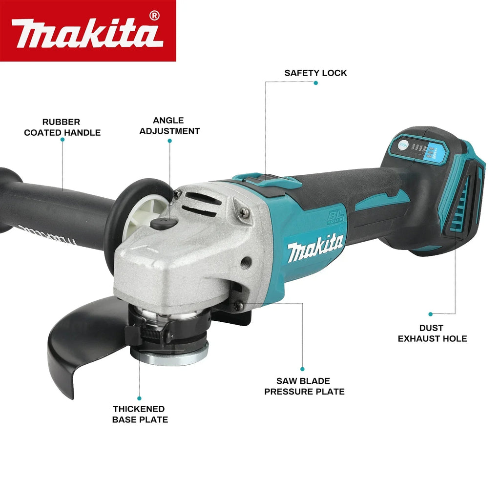 Makita DTW300 Or DGA404 Combo: 18V, 580Nm Impact Wrench (3800RPM), 680W Angle Grinder (125mm Wheel) - Multi-Tool Kit for Repairs
