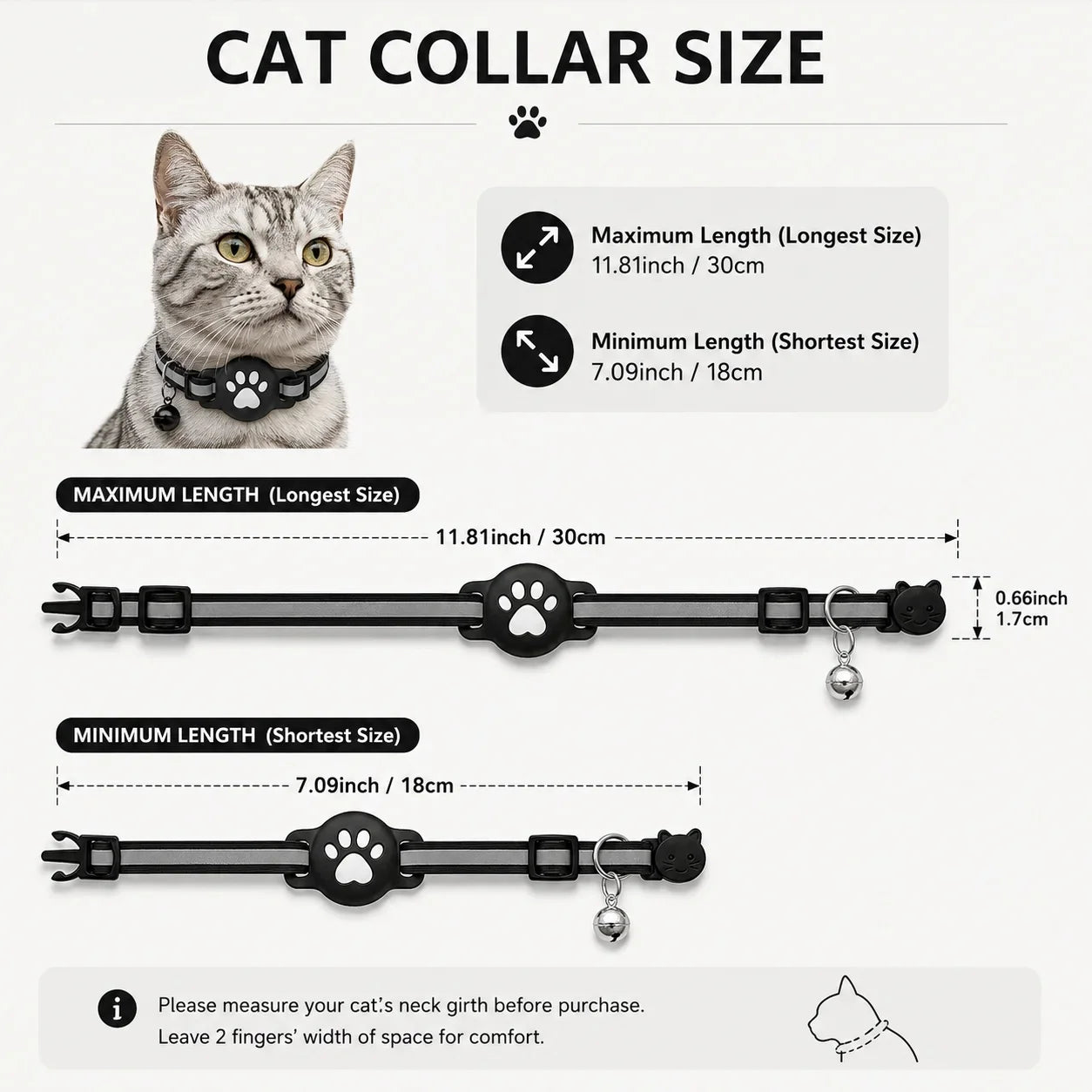 Pet(Cats and dogs)Locator Set GPS Tracker Collar Set, Pet Additions, Compatible with Apple Find My