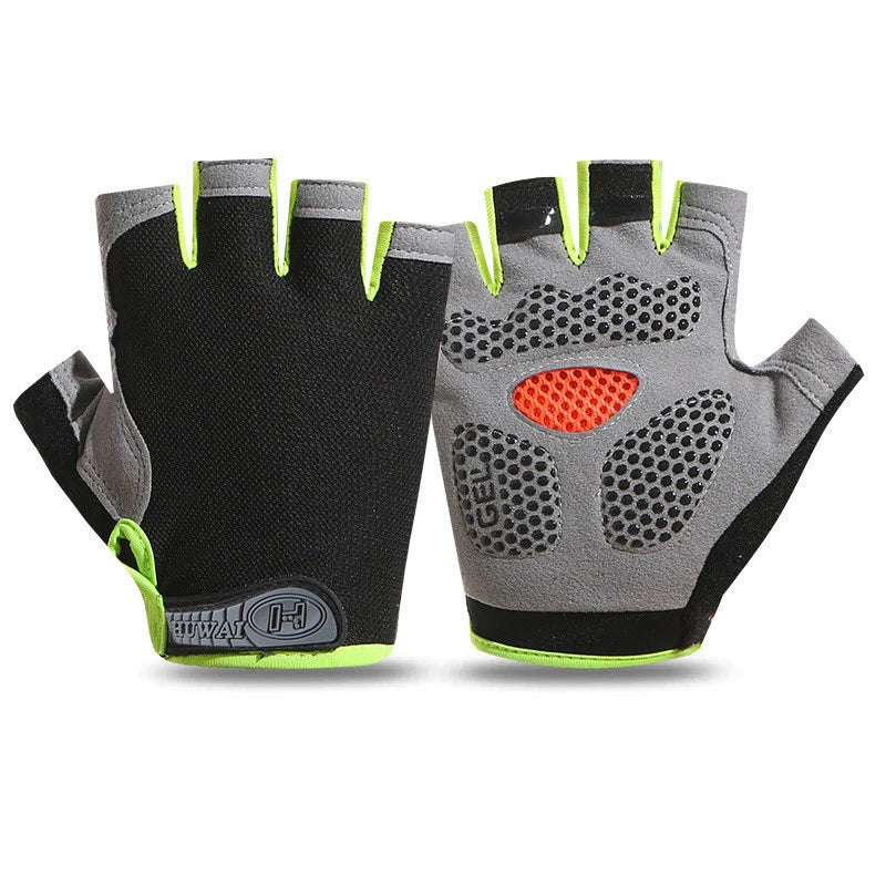 Guantes de Gym Sin Dedos – Fitness Ciclismo Antideslizante Unisex