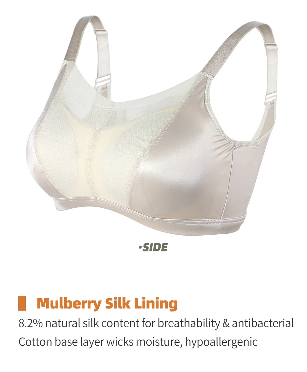 LERVANLA Mastectomy Silicone Boobs Form Underwear 2-In-1 Post-Surgery Bra With Fake Breast For Chest Prosthesis Enhancement