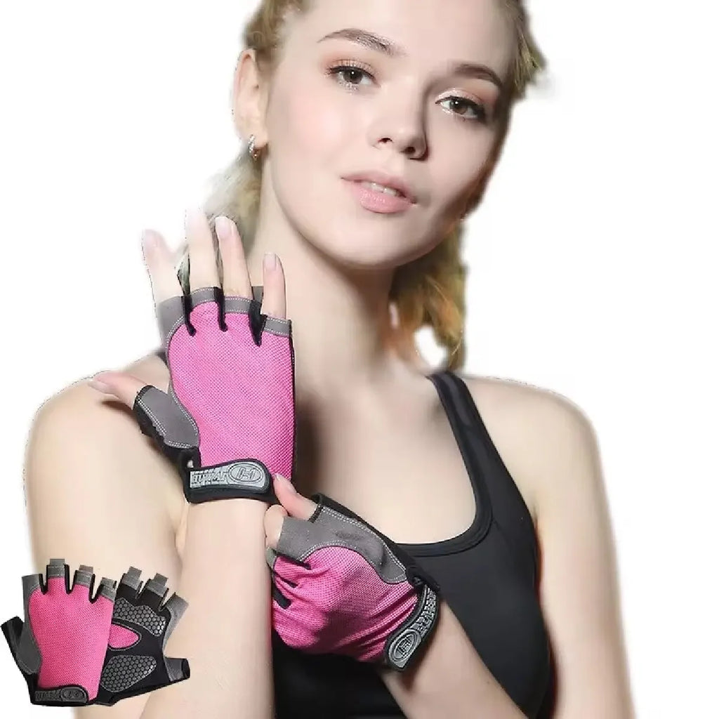 Guantes Ciclismo y Pesca Sin Dedos – Transpirables Antideslizantes Unisex