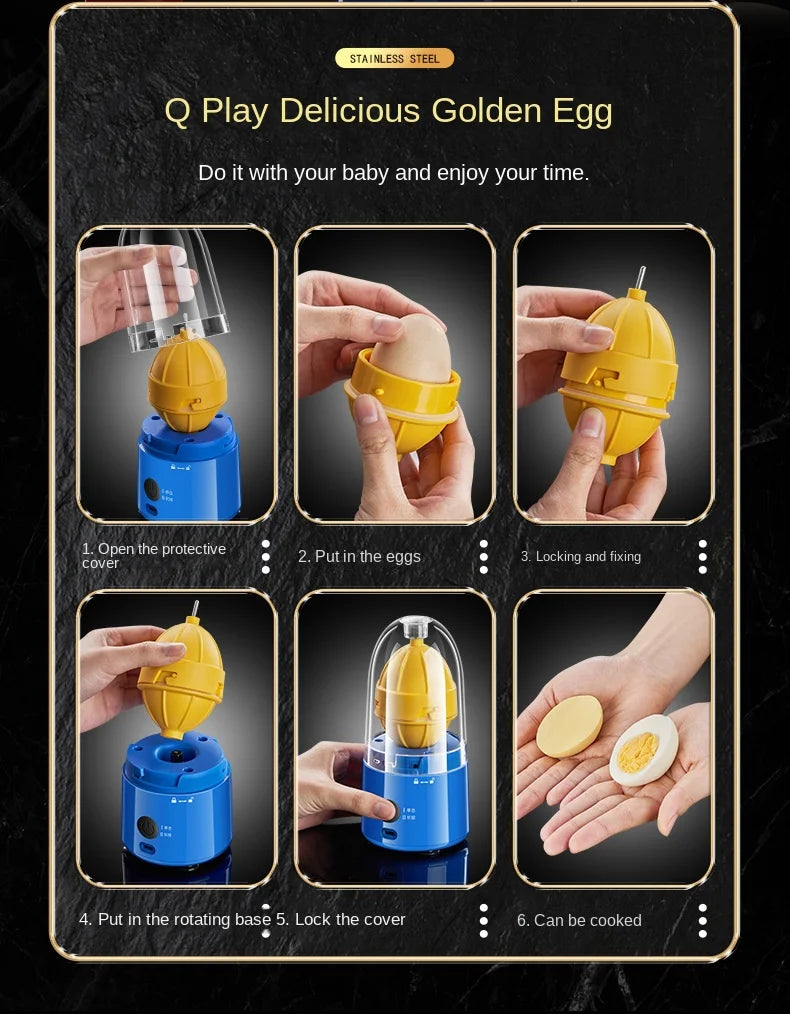 Electric Portable Automatic Egg Beater Egg Yolks and Egg Whites Mixer USB Rechargeable Spinner Shaker Kitchen Cooking Tools