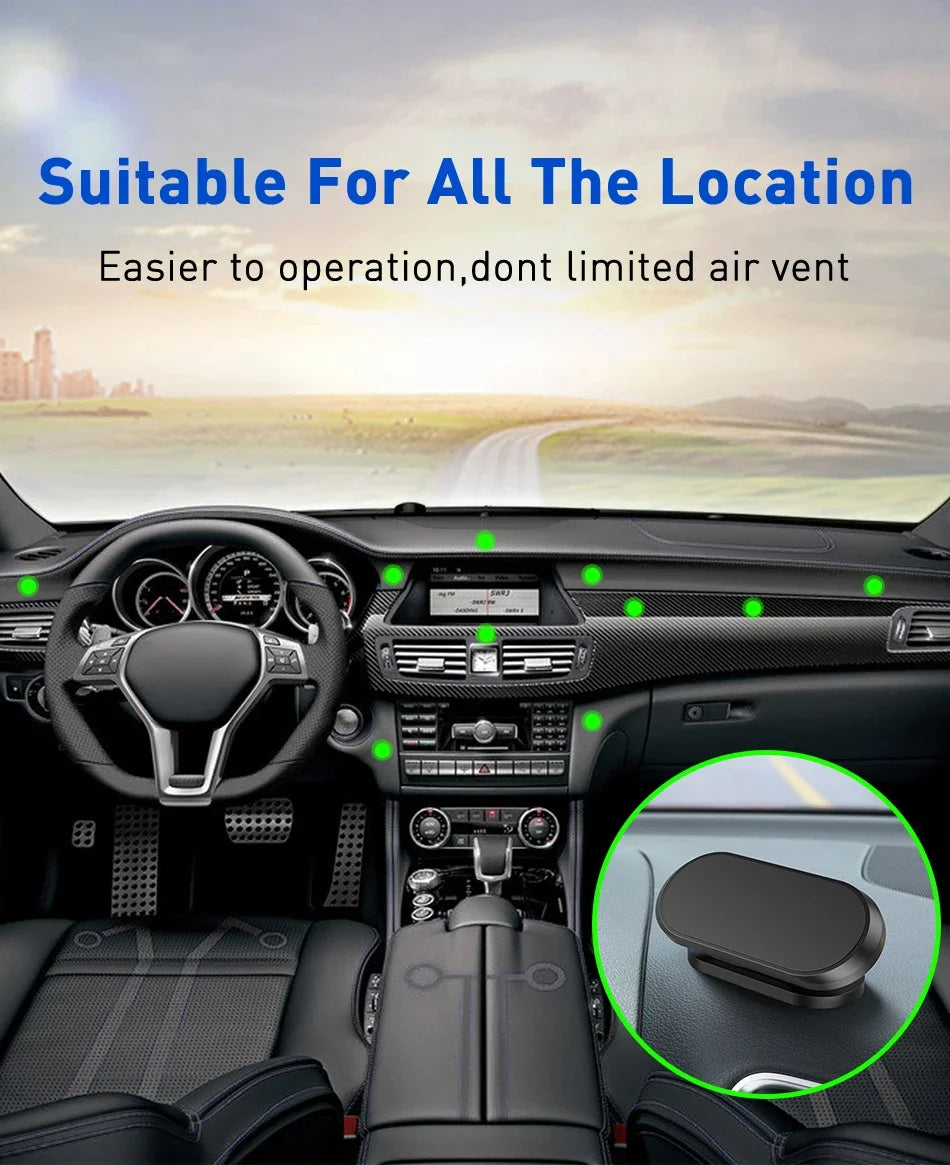Magnetic Car Phone Holder Stand Mobile Cell Air Vent Magnet Mount GPS Support in Car For iPhone 15 14 13 X Xiaomi Samsung Huawei