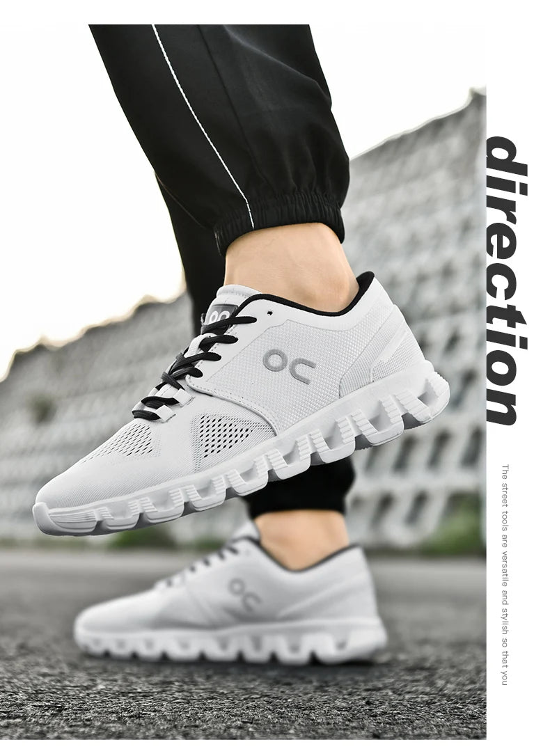 Men's Breathable Casual Sneakers Air Mesh Running Shoes Lightweight Summer Outdoor Sports Zapatillas for Male Large Size 39-46