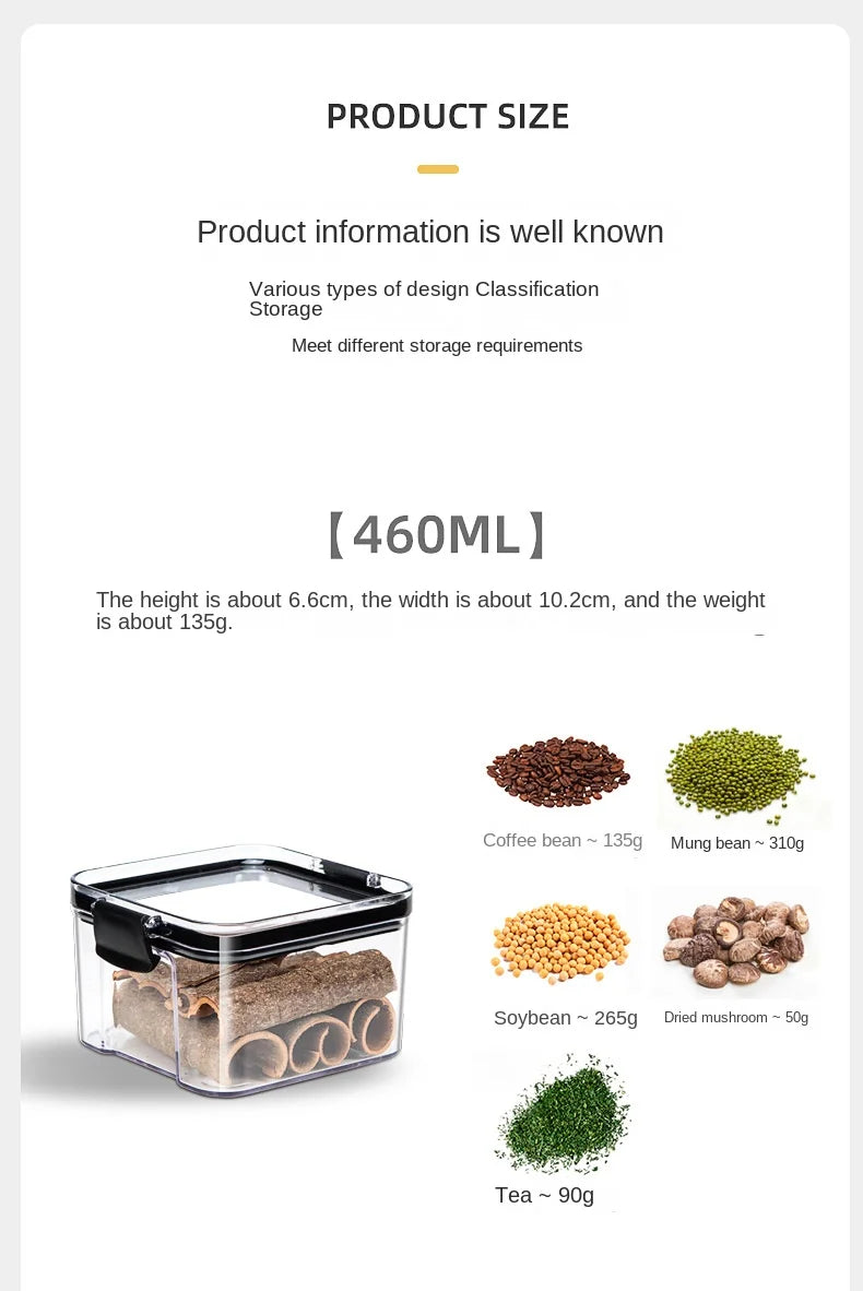 Set de Frascos Herméticos para Cocina - Organizador de Alimentos