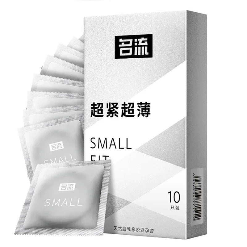 45mm Small Size Condoms for Men Delay Ejaculation Thin Tight Condom Penis Sleeve Natural Rubber Condones Contraception Sex Toys